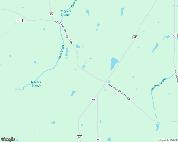 map of restaurants, bars, coffee shops, grocery stores, and more near 19992 County Road 452 in Mineola