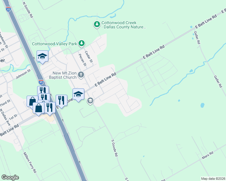 map of restaurants, bars, coffee shops, grocery stores, and more near 274 Green Meadows Road in Wilmer