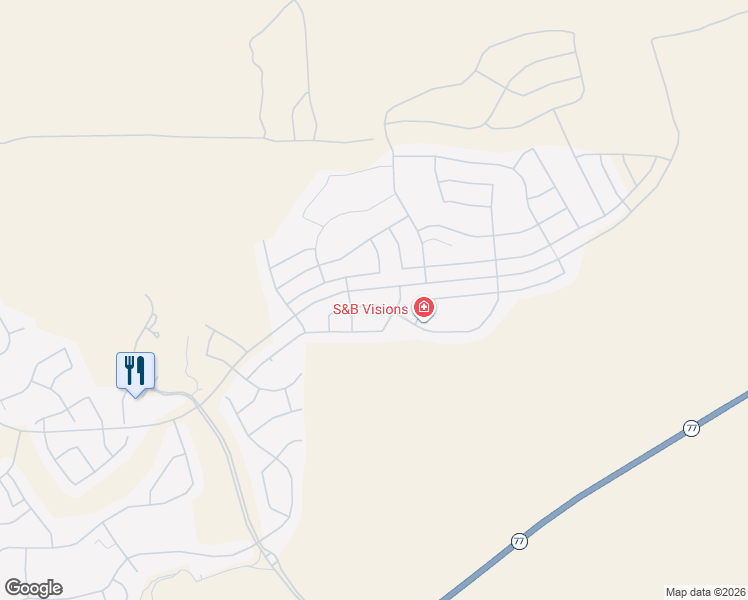 map of restaurants, bars, coffee shops, grocery stores, and more near 61322 East Happy Jack Trail in Oracle