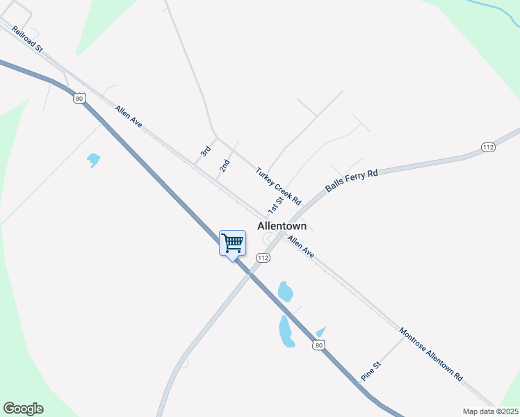 map of restaurants, bars, coffee shops, grocery stores, and more near 1409 Allen Avenue in Danville