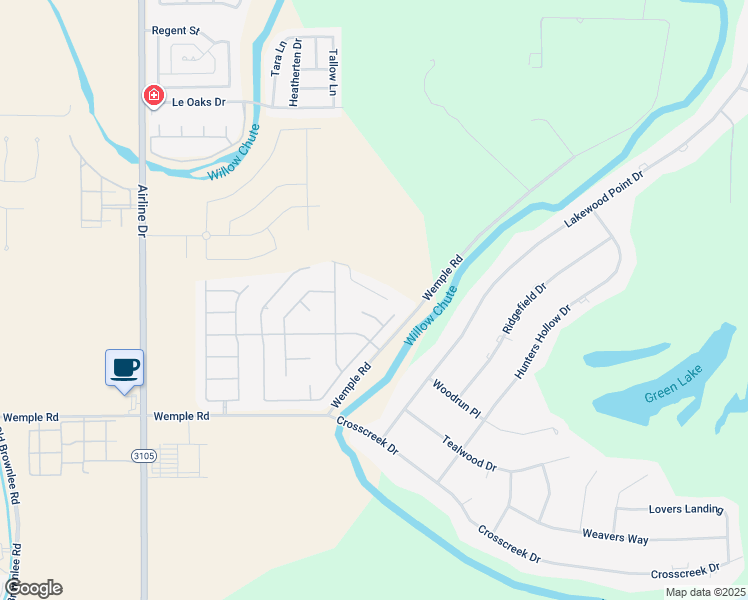 map of restaurants, bars, coffee shops, grocery stores, and more near 1210 Pontchartrain in Bossier City