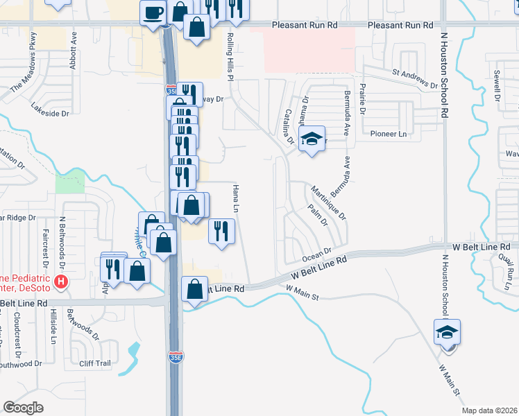 map of restaurants, bars, coffee shops, grocery stores, and more near 341 Chesier Road in Lancaster