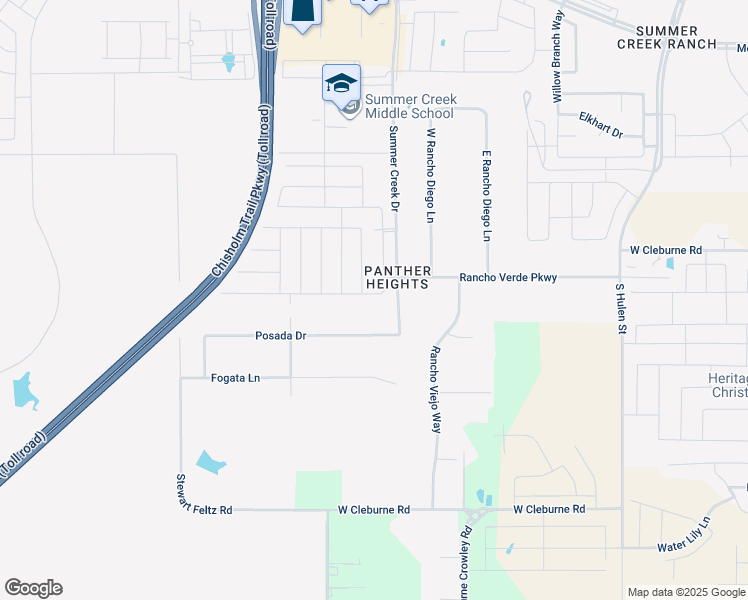 map of restaurants, bars, coffee shops, grocery stores, and more near 10341 Jameson Lane in Crowley