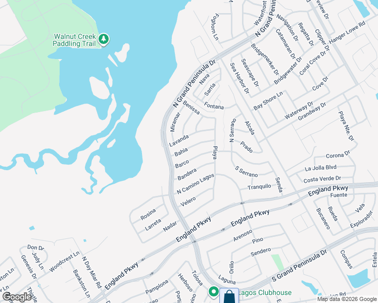 map of restaurants, bars, coffee shops, grocery stores, and more near 2944 Barco in Grand Prairie