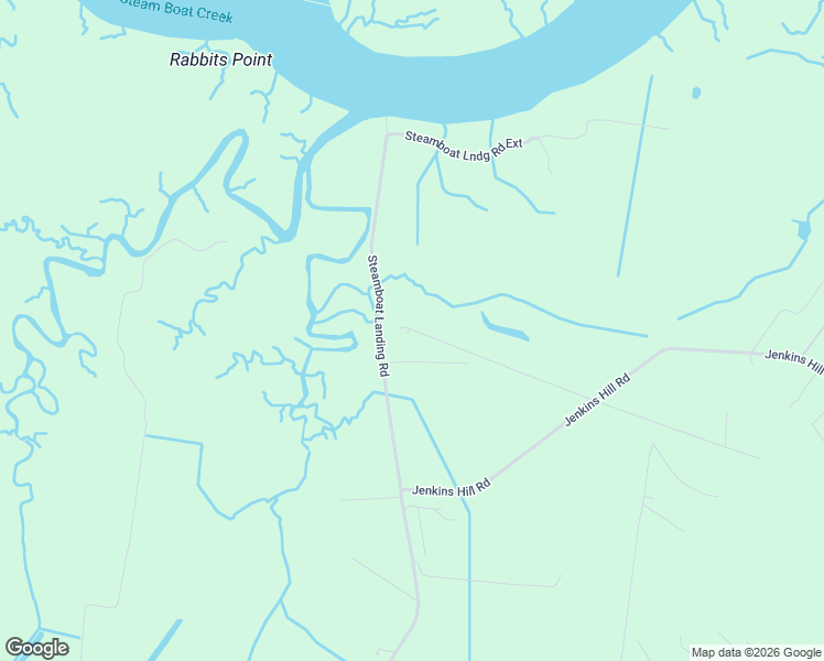 map of restaurants, bars, coffee shops, grocery stores, and more near 7789 Steamboat Landing Road in Edisto Island