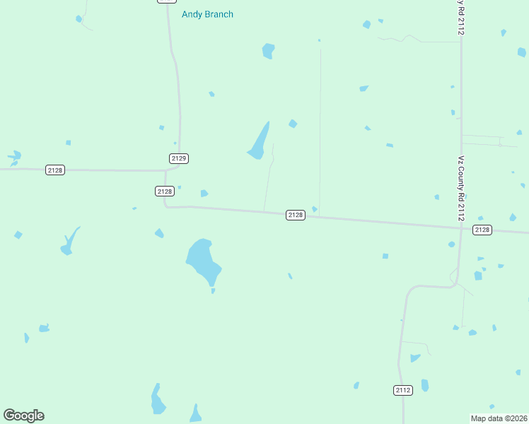 map of restaurants, bars, coffee shops, grocery stores, and more near County Road 2128 in Wills Point