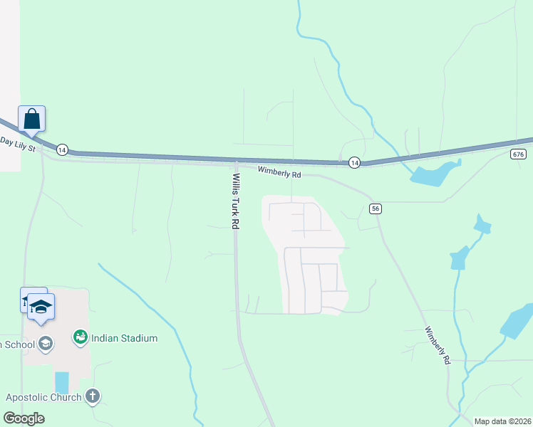 map of restaurants, bars, coffee shops, grocery stores, and more near 4169 Lee Road 188 in Auburn