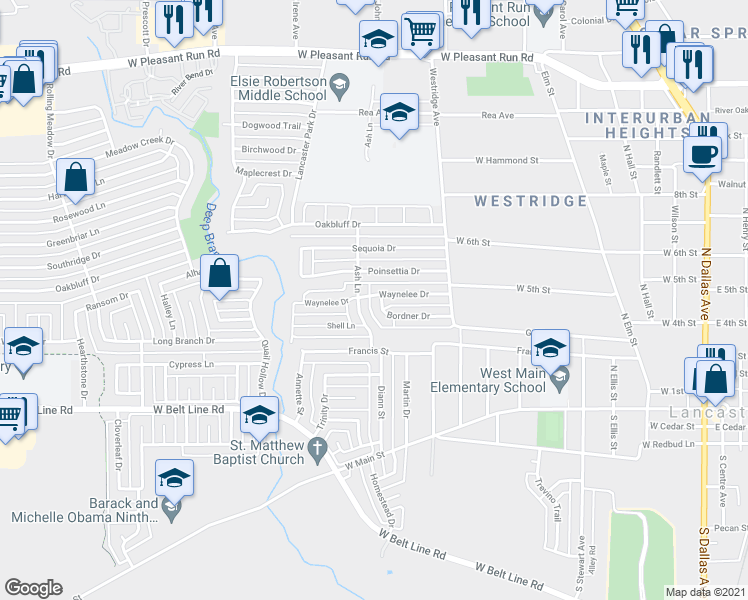 map of restaurants, bars, coffee shops, grocery stores, and more near 830 Bordner Drive in Lancaster