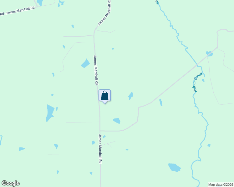 map of restaurants, bars, coffee shops, grocery stores, and more near 1654 James Marshall Road in Marshall