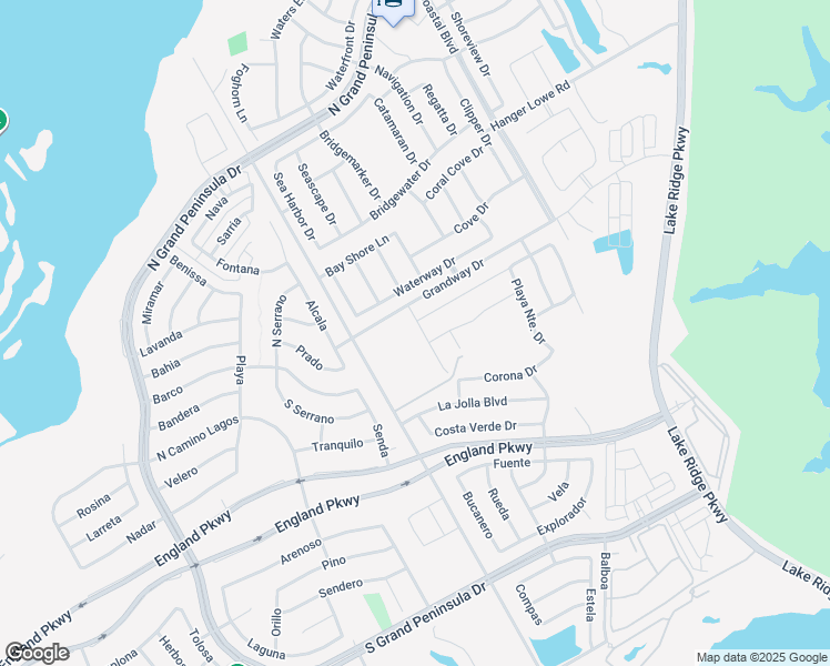 map of restaurants, bars, coffee shops, grocery stores, and more near 2700 Grand Colonial Street in Grand Prairie