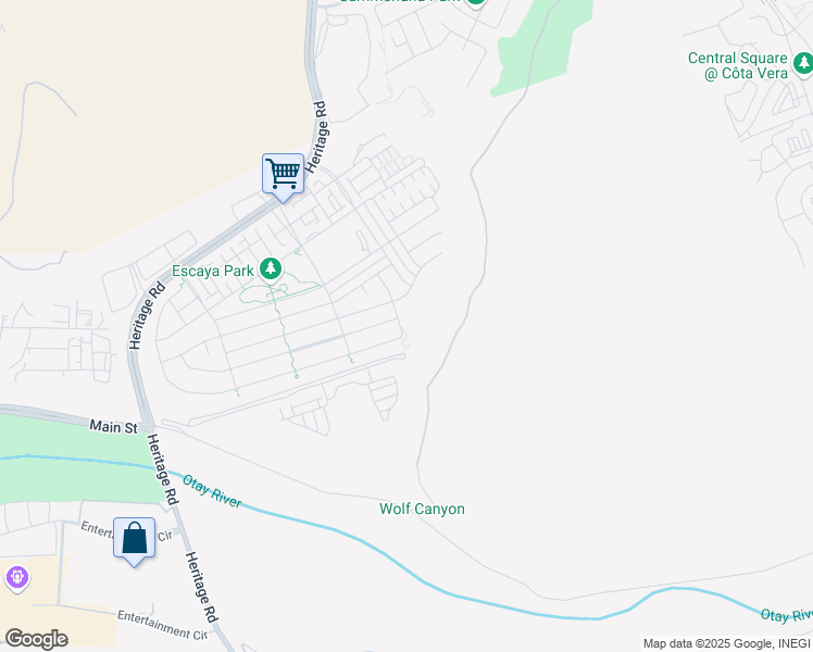 map of restaurants, bars, coffee shops, grocery stores, and more near 2059 Avenida Palomino in Chula Vista
