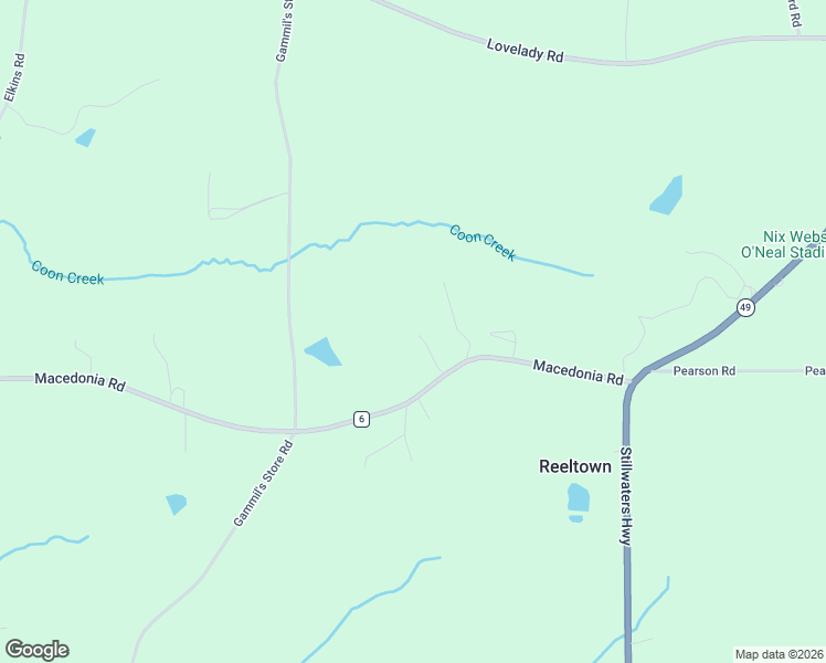 map of restaurants, bars, coffee shops, grocery stores, and more near 5561 Macedonia Road in Tallassee