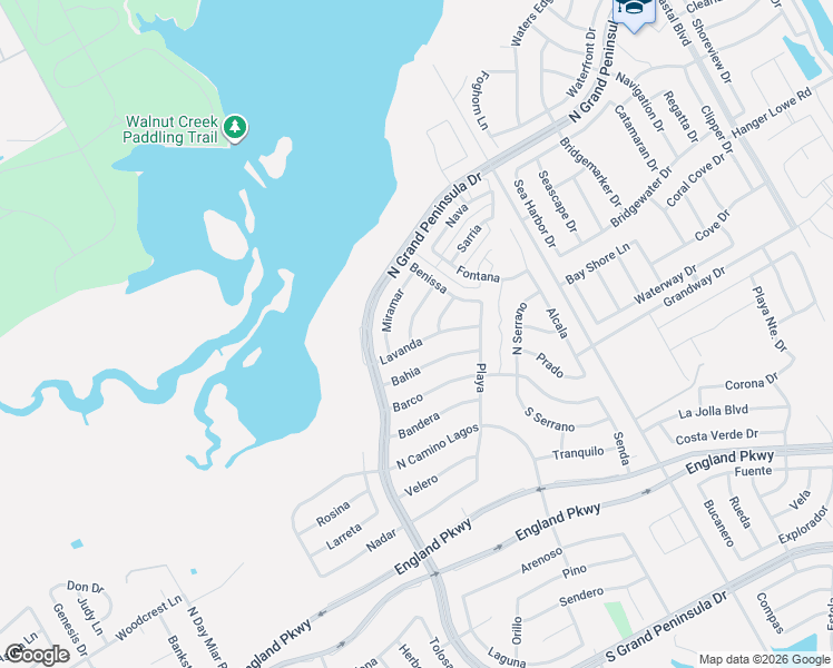map of restaurants, bars, coffee shops, grocery stores, and more near 2944 Lavanda in Grand Prairie