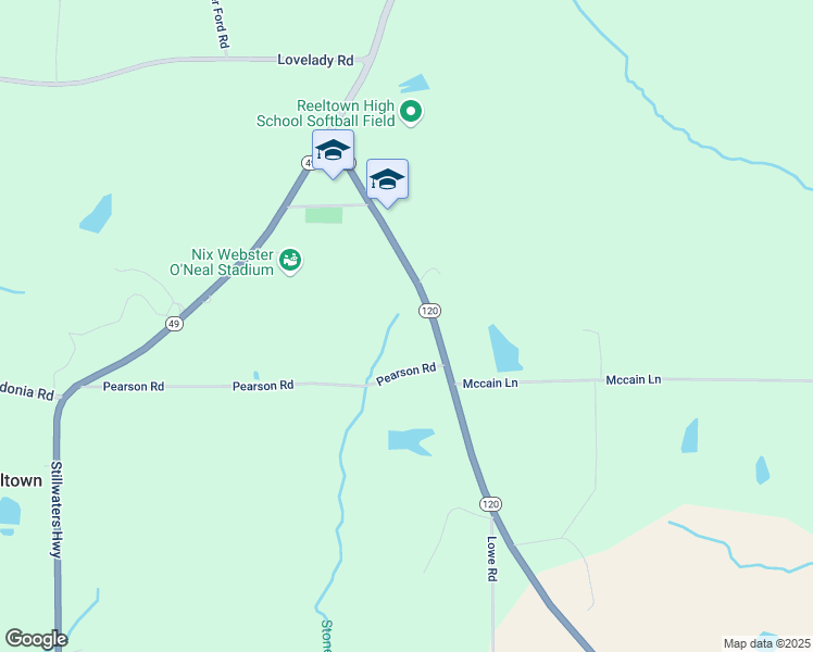 map of restaurants, bars, coffee shops, grocery stores, and more near 3601-3913 Highway 120 in Notasulga