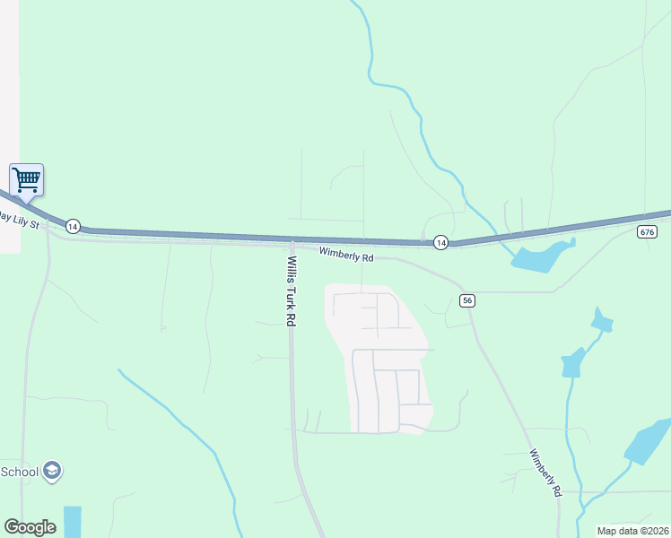 map of restaurants, bars, coffee shops, grocery stores, and more near 4157 Wimberly Road in Auburn