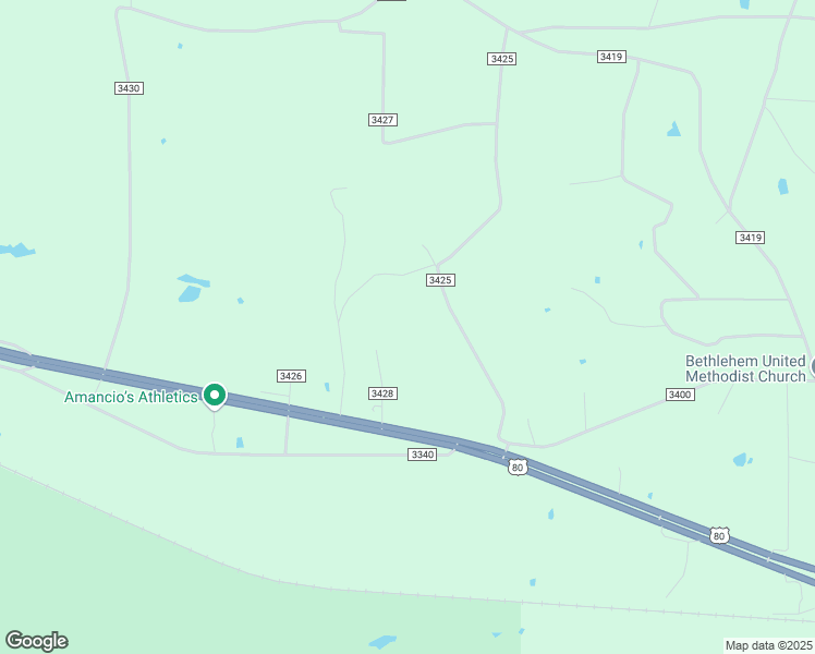 map of restaurants, bars, coffee shops, grocery stores, and more near 379 County Road 3425 in Holly Lake Ranch