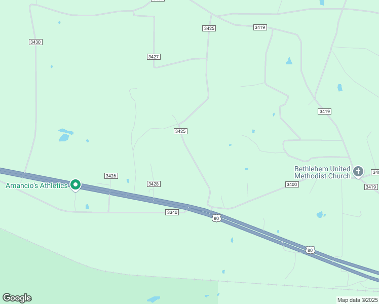 map of restaurants, bars, coffee shops, grocery stores, and more near 379 County Road 3425 in Holly Lake Ranch