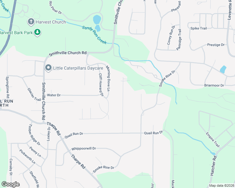 map of restaurants, bars, coffee shops, grocery stores, and more near 119 Covey Drive in Warner Robins