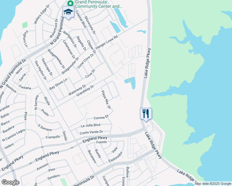 map of restaurants, bars, coffee shops, grocery stores, and more near 7139 Playa Imperial Ln in Grand Prairie