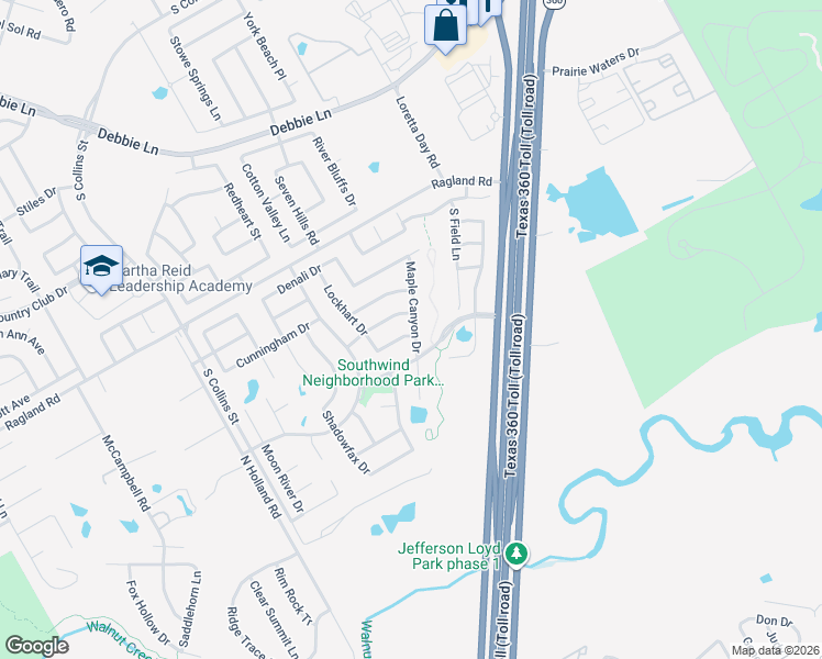 map of restaurants, bars, coffee shops, grocery stores, and more near 715 Millpond Drive in Arlington