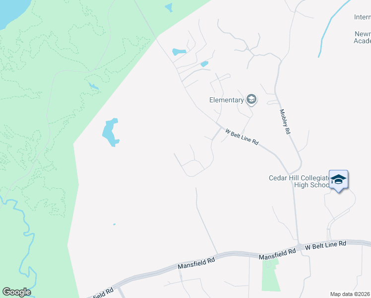 map of restaurants, bars, coffee shops, grocery stores, and more near 609 Redbud Ct in Cedar Hill