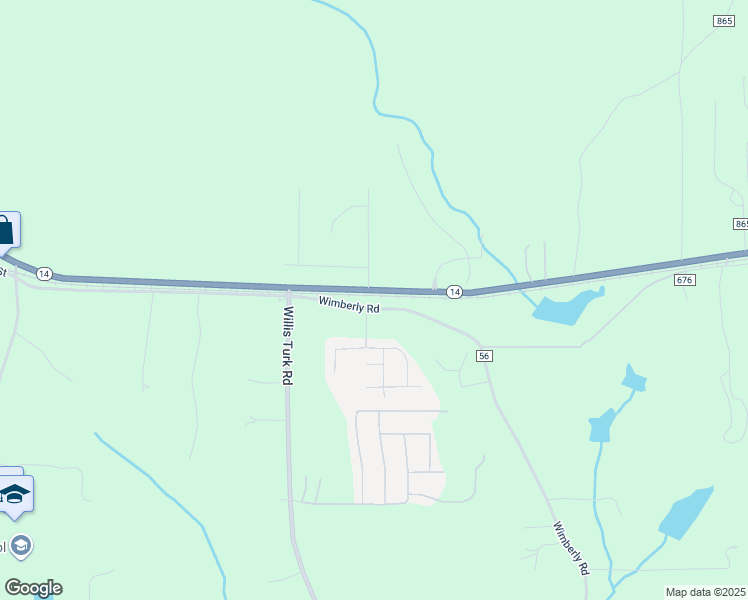 map of restaurants, bars, coffee shops, grocery stores, and more near 1406 Wimberly Road in Auburn