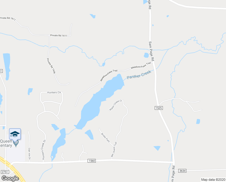 map of restaurants, bars, coffee shops, grocery stores, and more near 4 Water Chase Court in Longview