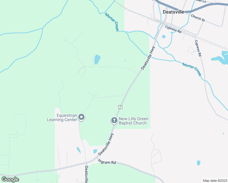 map of restaurants, bars, coffee shops, grocery stores, and more near 258 Garden Road in Deatsville