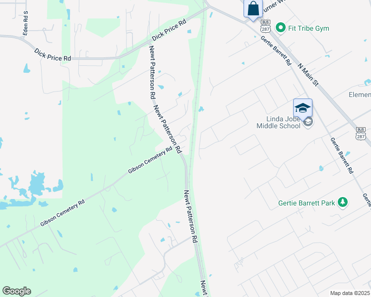 map of restaurants, bars, coffee shops, grocery stores, and more near 2411 Amelia Lane in Mansfield