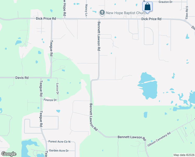 map of restaurants, bars, coffee shops, grocery stores, and more near 5490 Bennett Lawson Road in Mansfield