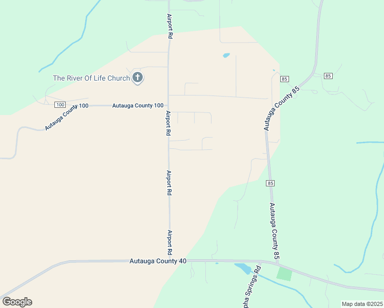 map of restaurants, bars, coffee shops, grocery stores, and more near 405 Runway Drive in Deatsville