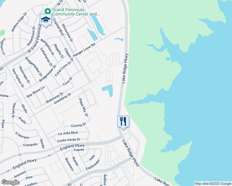 map of restaurants, bars, coffee shops, grocery stores, and more near 7201 Lake Ridge Parkway in Cedar Hill