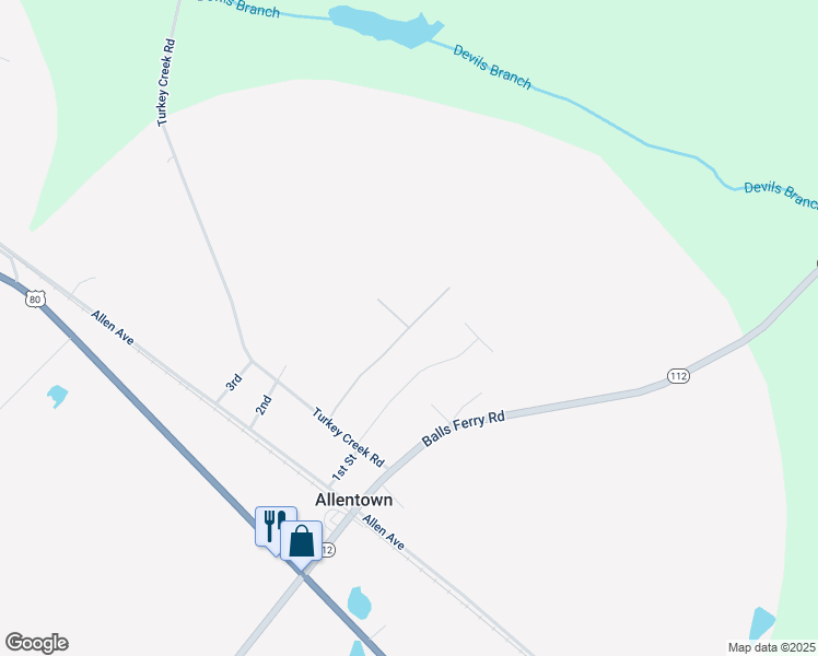 map of restaurants, bars, coffee shops, grocery stores, and more near Forest Hill Circle in Danville