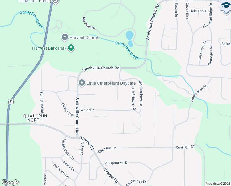 map of restaurants, bars, coffee shops, grocery stores, and more near 110 Turtle Dove Court in Warner Robins