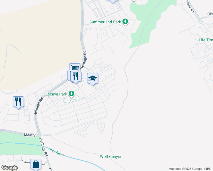 map of restaurants, bars, coffee shops, grocery stores, and more near 1234 Camino Prado in Chula Vista