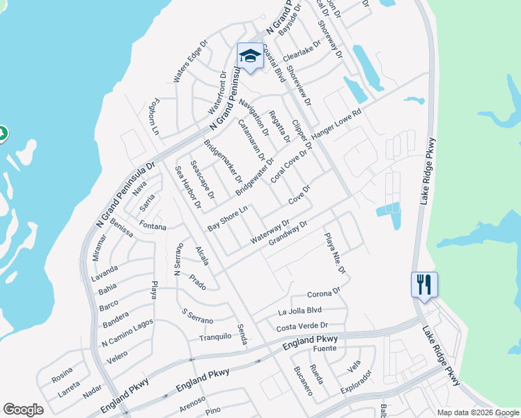 map of restaurants, bars, coffee shops, grocery stores, and more near 7040 Orion Dr in Grand Prairie
