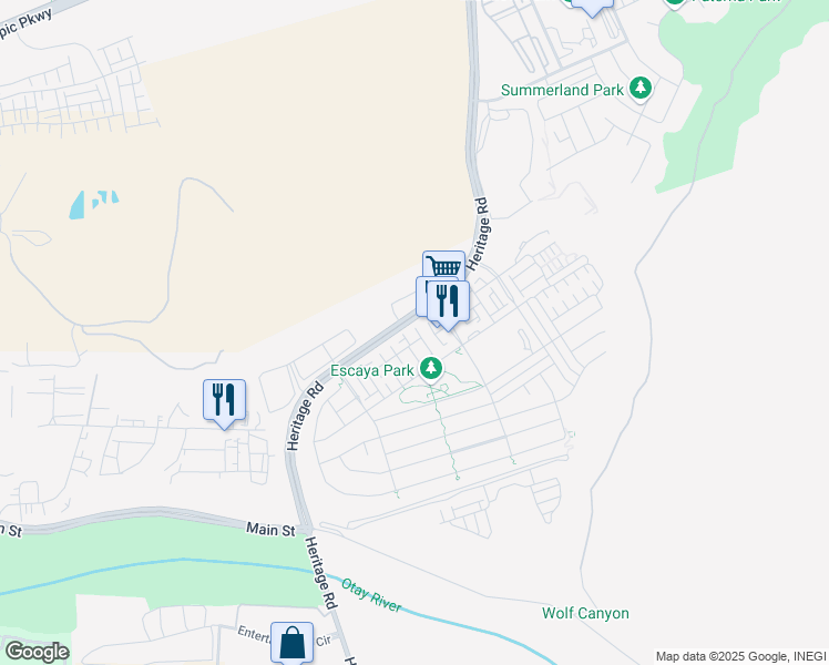 map of restaurants, bars, coffee shops, grocery stores, and more near 1083 Camino Marcela in Chula Vista