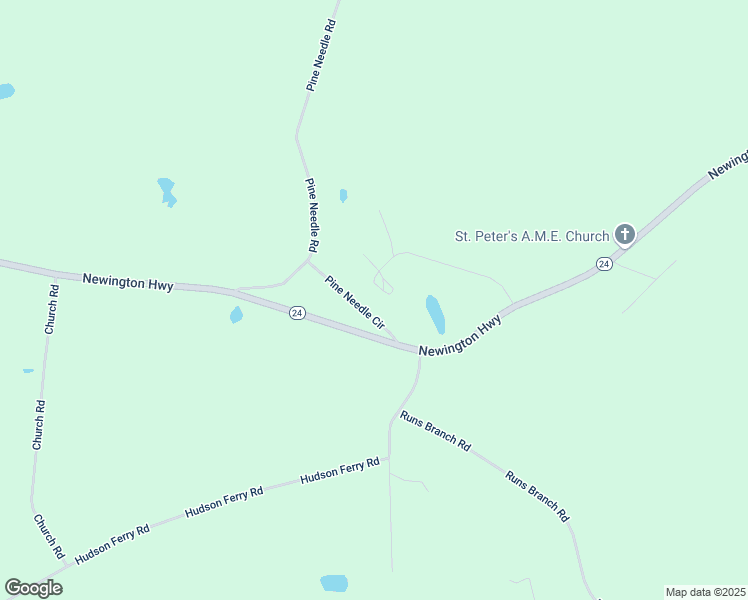 map of restaurants, bars, coffee shops, grocery stores, and more near 180 Pine Needle Circle in Newington