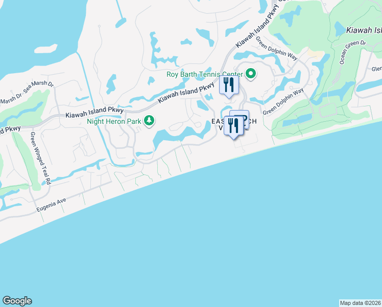map of restaurants, bars, coffee shops, grocery stores, and more near 5106 Sea Forest Drive in Johns Island