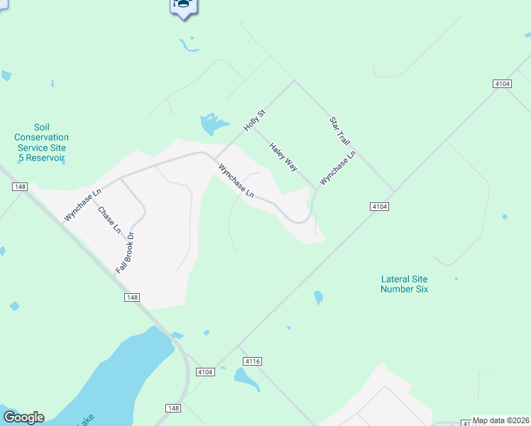 map of restaurants, bars, coffee shops, grocery stores, and more near 2450 Wynchase Lane in Crandall