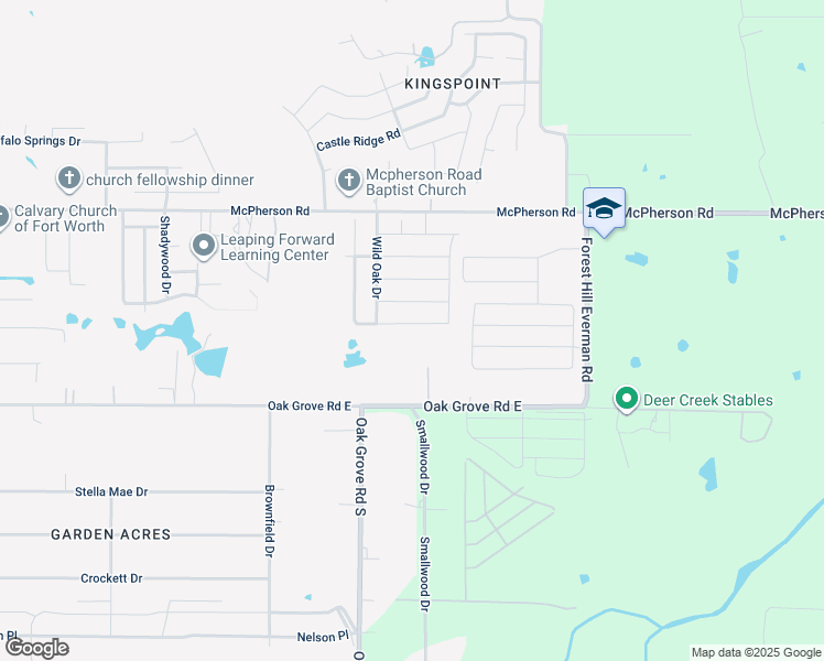 map of restaurants, bars, coffee shops, grocery stores, and more near 1452 Pine Lane in Fort Worth