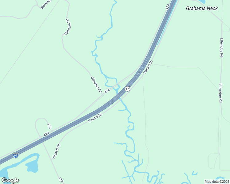 map of restaurants, bars, coffee shops, grocery stores, and more near 8556 West Frontage Road in Ridgeland