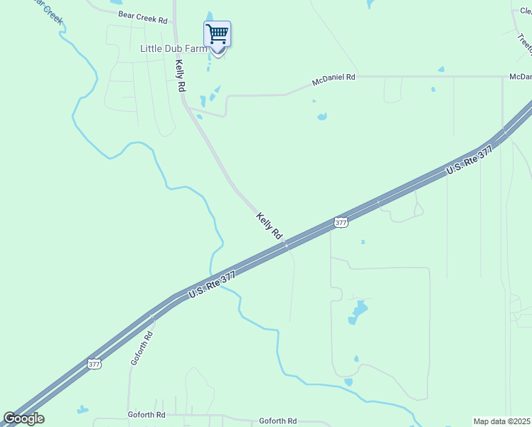 map of restaurants, bars, coffee shops, grocery stores, and more near 5040 Kelly Road in Aledo