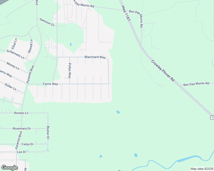 map of restaurants, bars, coffee shops, grocery stores, and more near 6028 Blanchard Court in Fort Worth