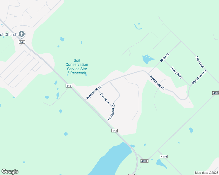 map of restaurants, bars, coffee shops, grocery stores, and more near 2552 Fall Brook Dr in Crandall