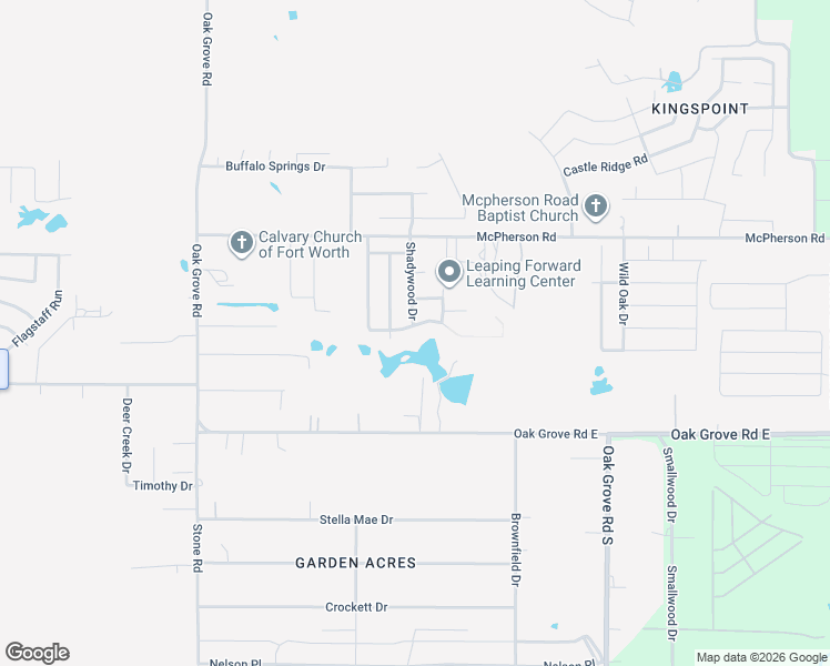 map of restaurants, bars, coffee shops, grocery stores, and more near 1028 Sandalwood Drive in Fort Worth