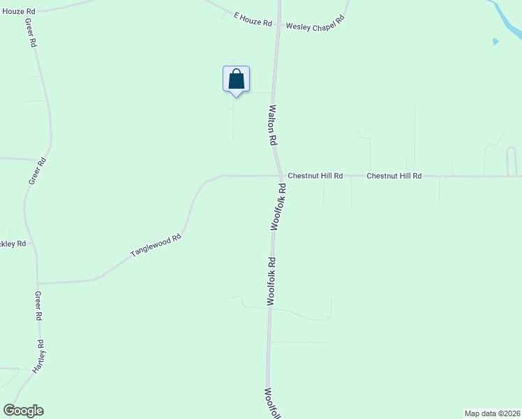 map of restaurants, bars, coffee shops, grocery stores, and more near 1945 Woolfolk Road in Fort Valley