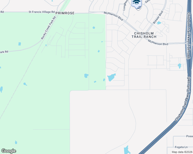 map of restaurants, bars, coffee shops, grocery stores, and more near 9905 Old Granbury Road in Crowley