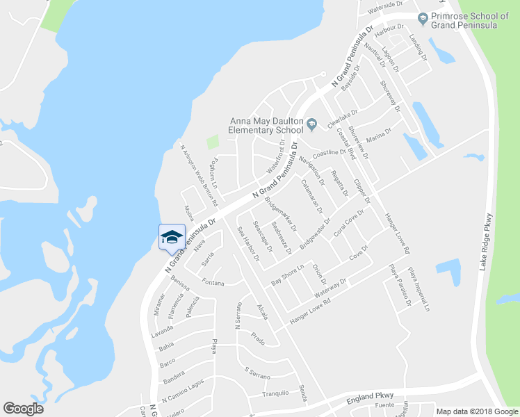 map of restaurants, bars, coffee shops, grocery stores, and more near 2749 Portside Drive in Grand Prairie