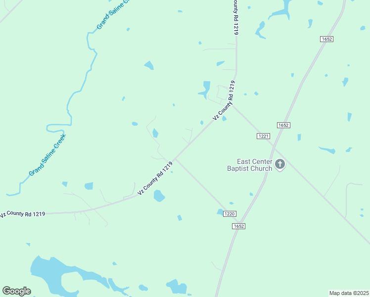 map of restaurants, bars, coffee shops, grocery stores, and more near Vz County Road 1219 in Van Zandt County
